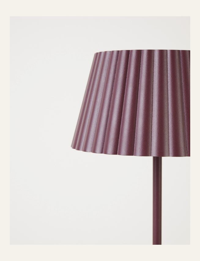 Batteridriven lampa burgundy - 5