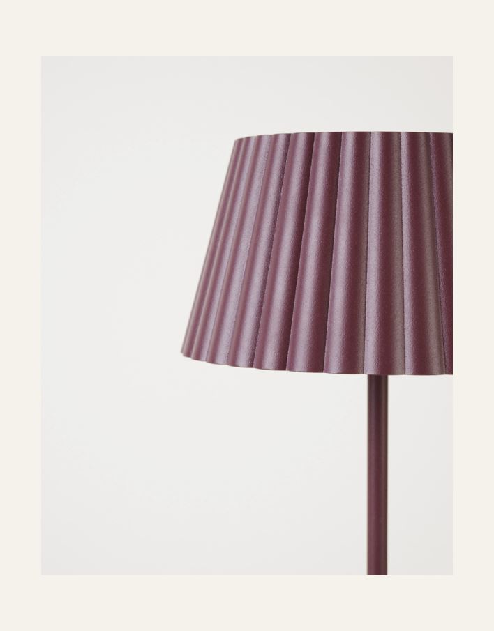 Batteridriven lampa burgundy - 5
