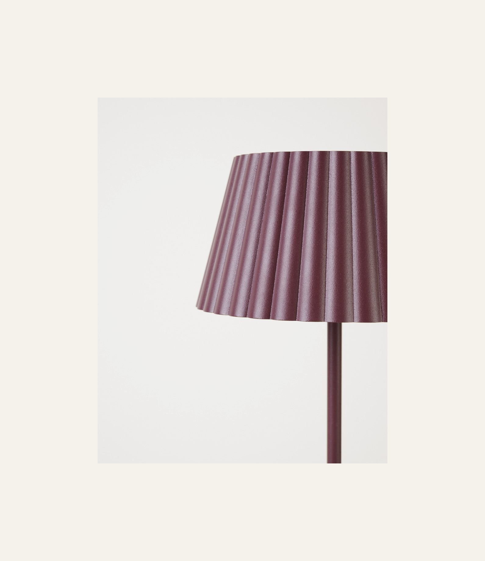 Batteridriven lampa burgundy - 5