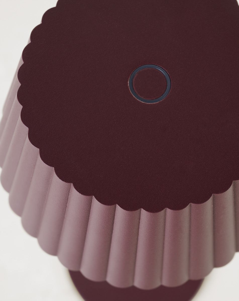 Batteridriven lampa burgundy - 4