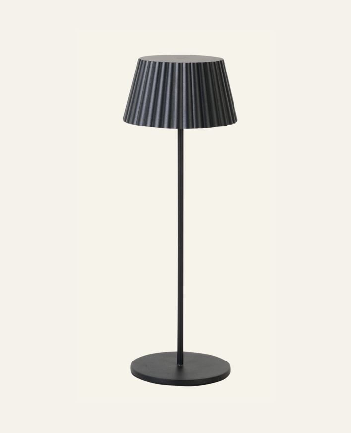 Batteridriven lampa svart - 37,5 cm ø13,5 svart - 1