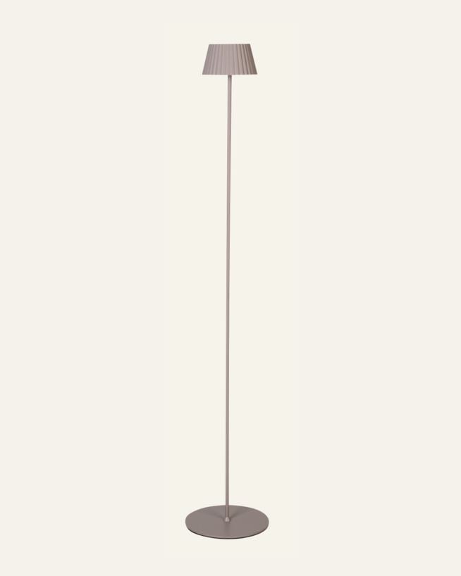 Batteridriven golvlampa taupe - 122 cm ø13,5 taupe - 1
