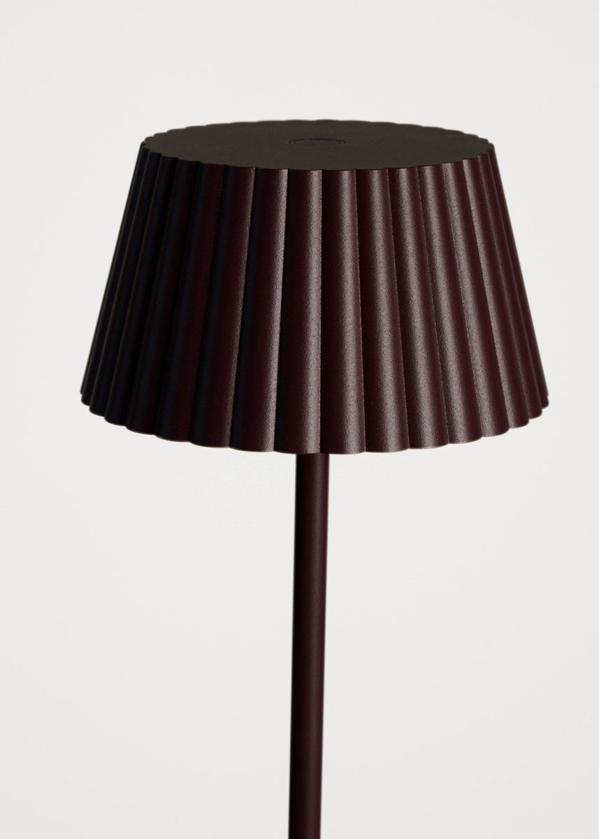 Batteridriven golvlampa burgundy - 2