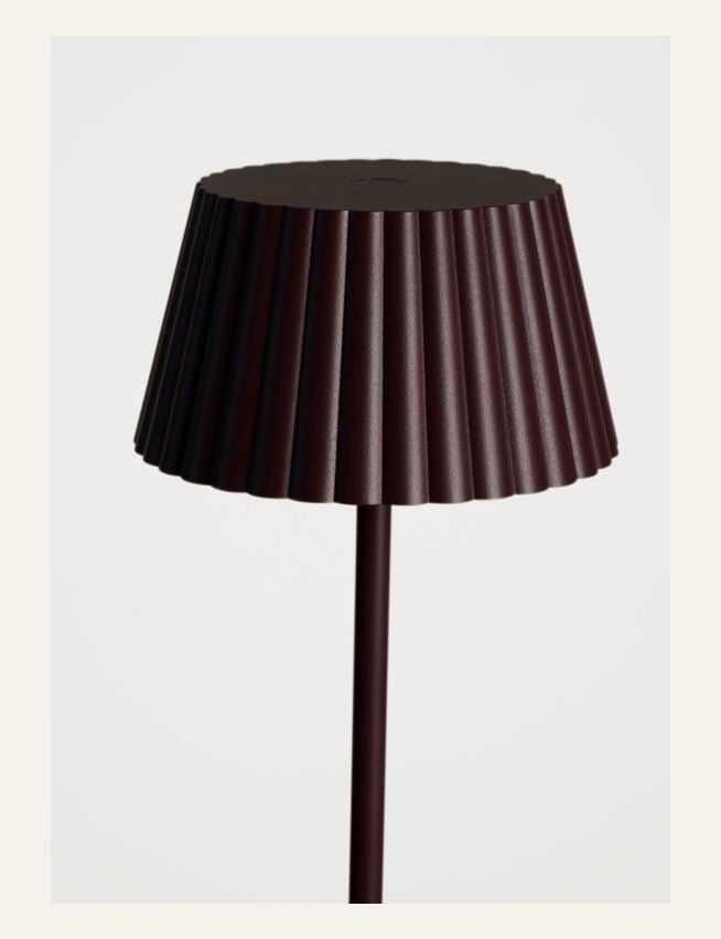 Batteridriven golvlampa burgundy - 2