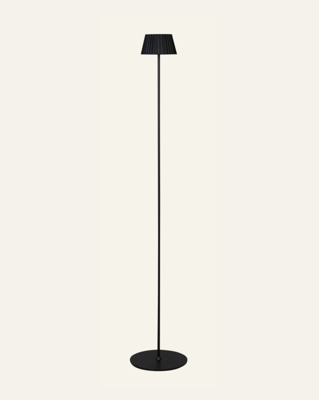 Batteridriven golvlampa svart - 122 cm ø13,5 svart - 1