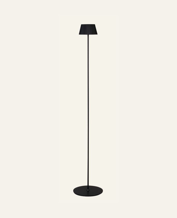 Batteridriven golvlampa svart - 122 cm ø13,5 svart - 1