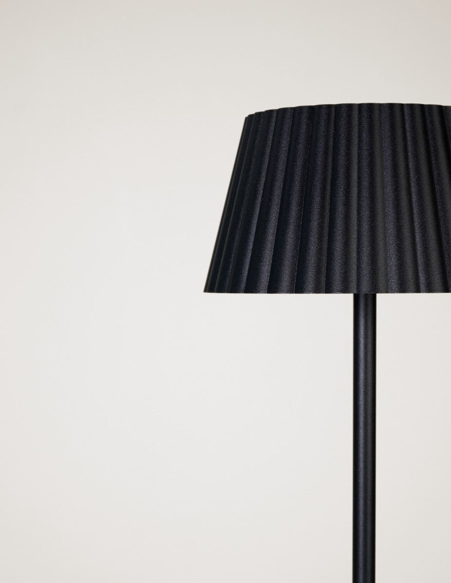 Batteridriven golvlampa svart - 3