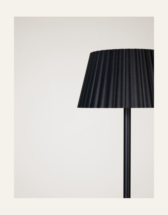 Batteridriven golvlampa svart - 3