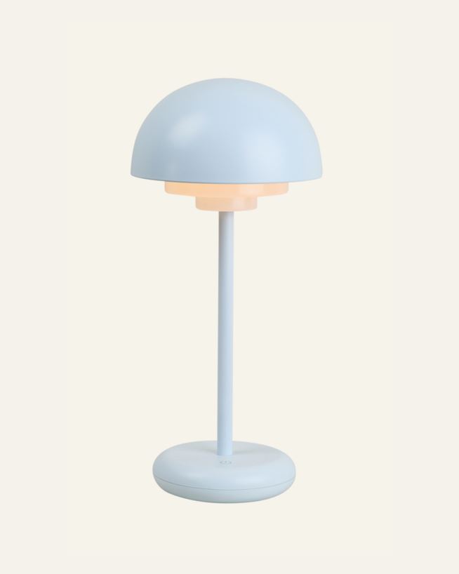 Batteridriven lampa ljusblå - 28,2 cm ø13,7 ljusblå - 1