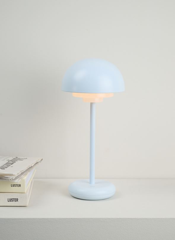 Batteridriven lampa ljusblå - 2