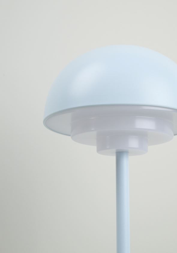 Batteridriven lampa ljusblå - 5