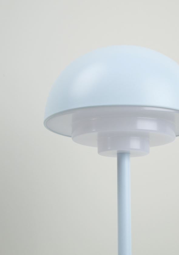 Batteridriven lampa ljusblå - 5