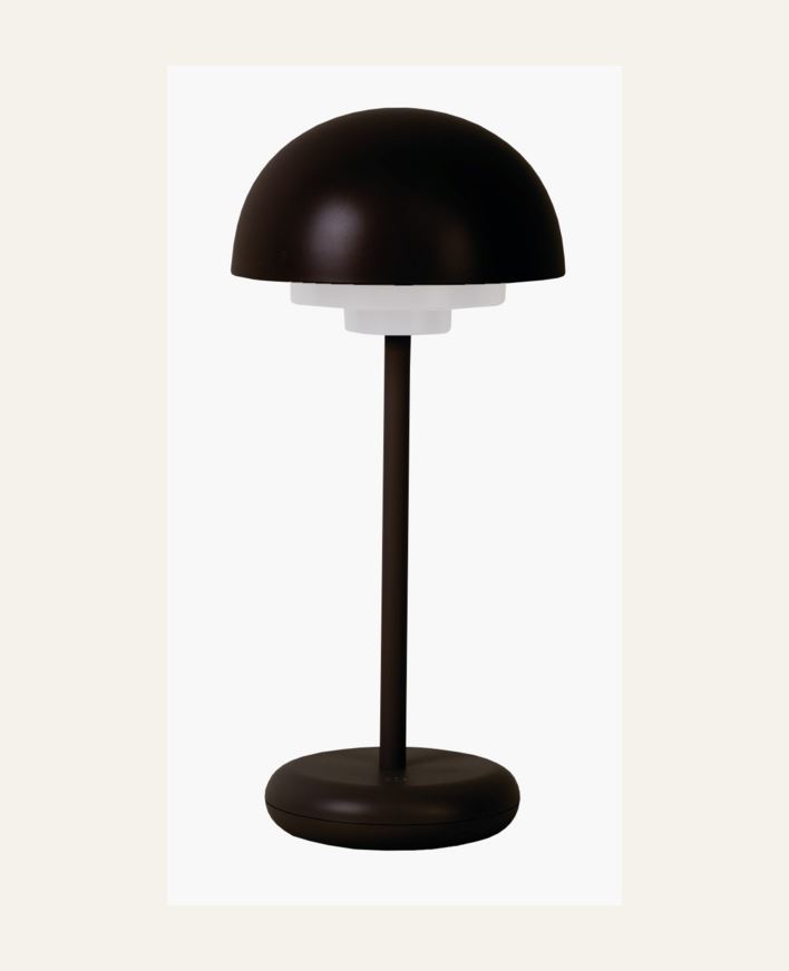 Batteridriven lampa svart - 28,2 cm ø13,7 svart - 1