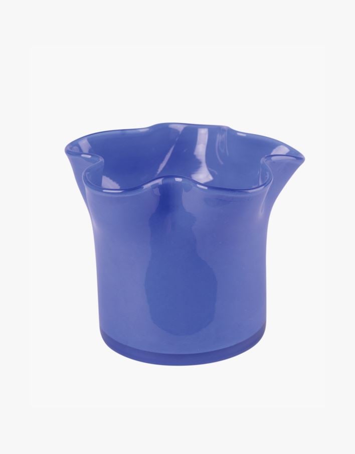 Värmeljushållare blå - 16x16x13 cm blå - 1