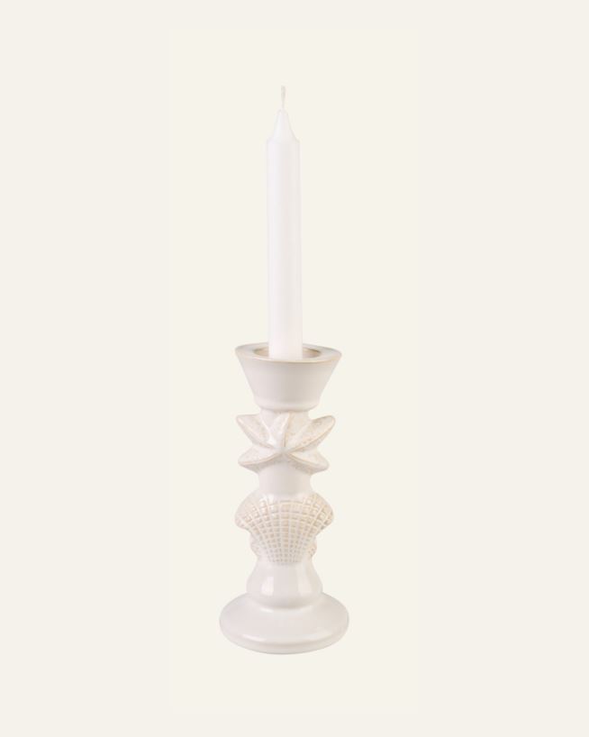 Ljusstake vit - 9x9x20,5 cm vit - 1