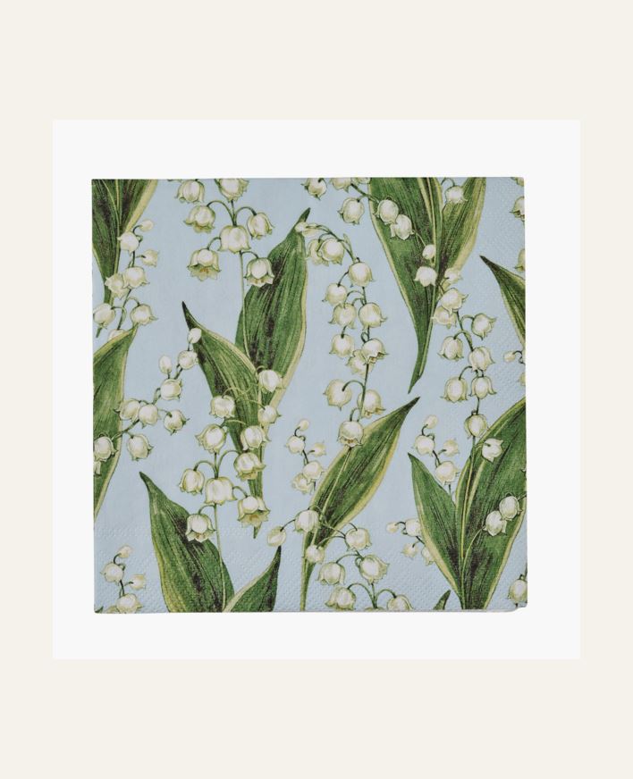 Cocktailservett ljusblå - 25x25 cm ljusblå - 1