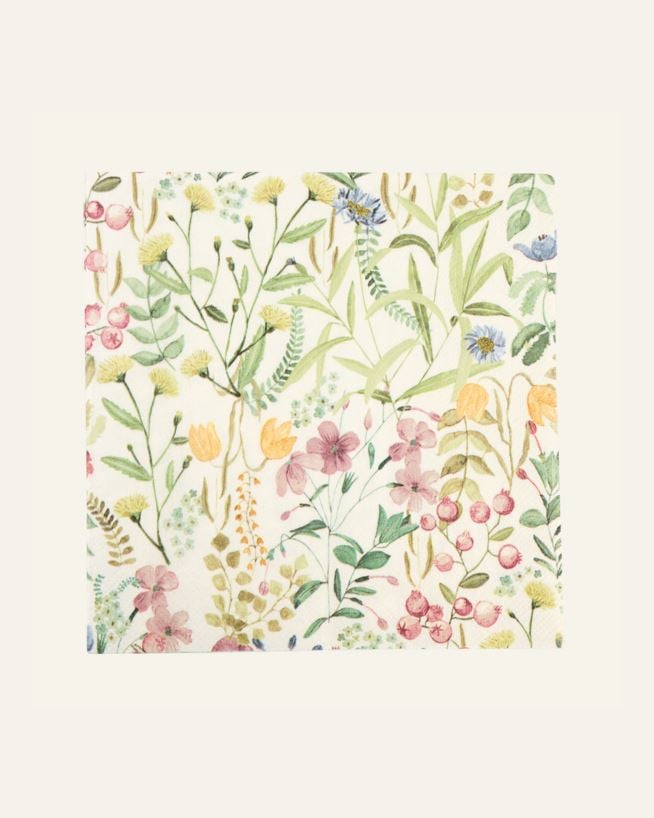 Pappersservetter beige - 33x33 cm beige - 1