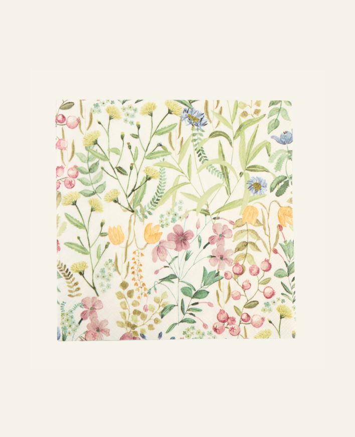 Pappersservetter beige - 33x33 cm beige - 1