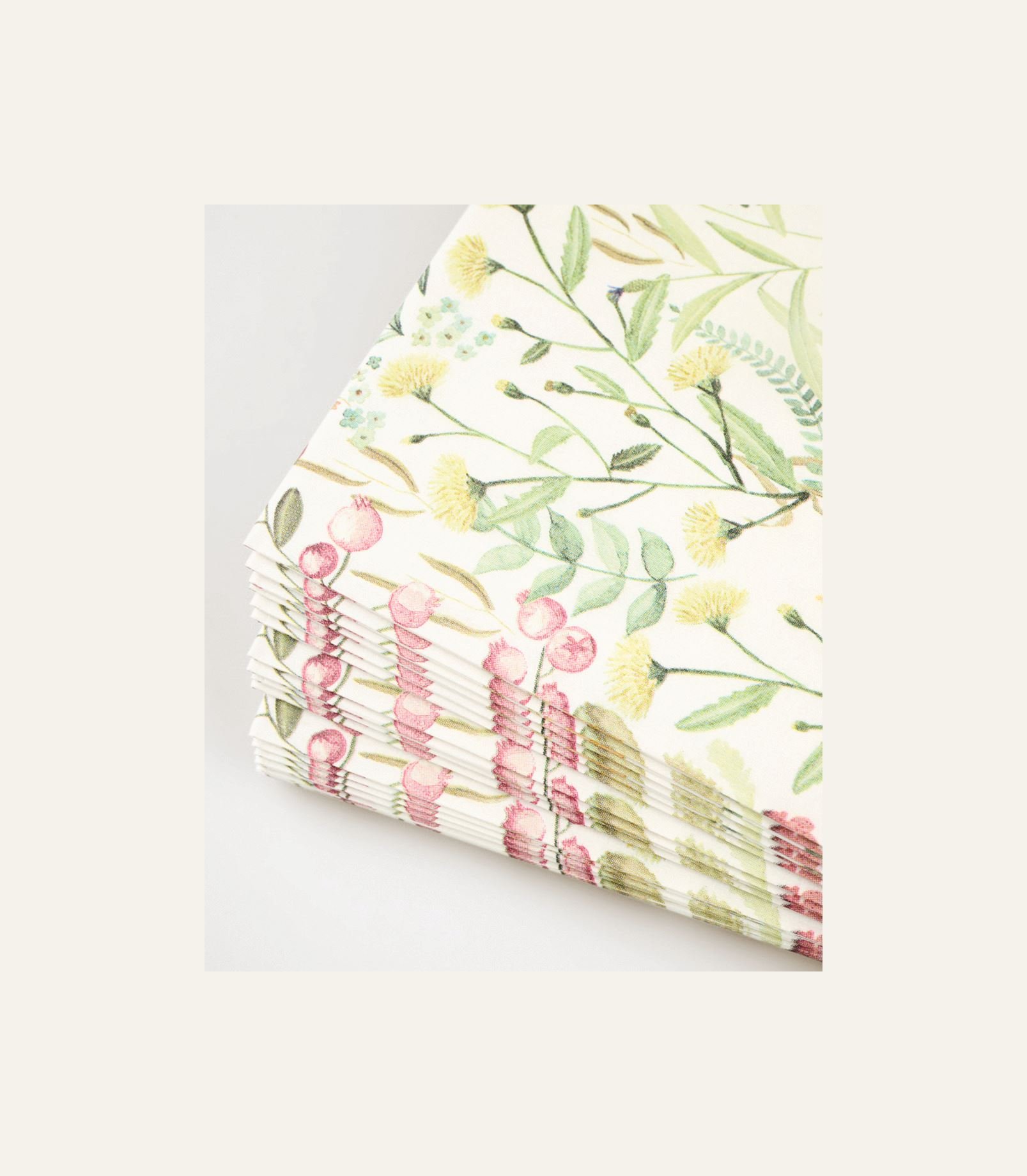 Pappersservetter beige - 2