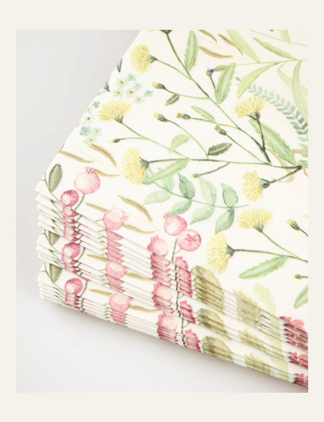 Pappersservetter beige - 2