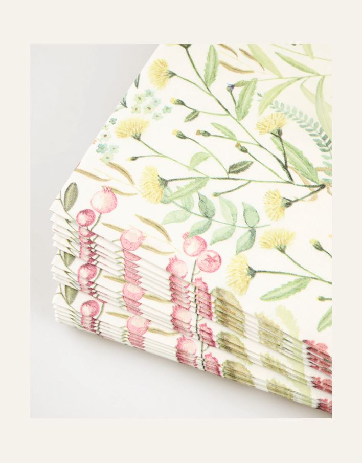 Pappersservetter beige - 2