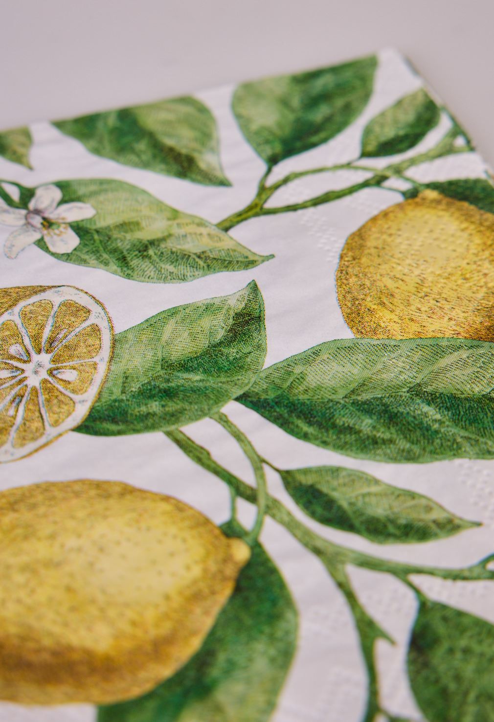 Pappersservetter multi/gul - 2