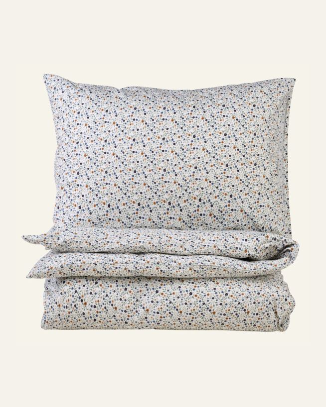 Påslakanset i bomull multi/blå - 150x210 cm multi/blå - 1