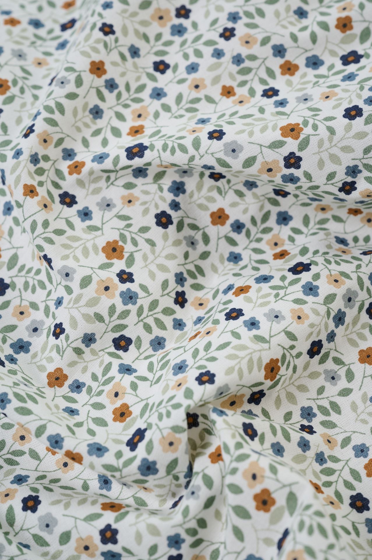 Påslakanset i bomull multi/blå - 3