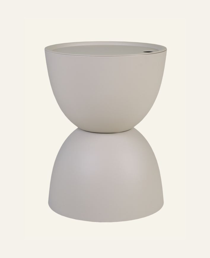 Trädgårdsbord sand - h46 cm ø34 sand - 1