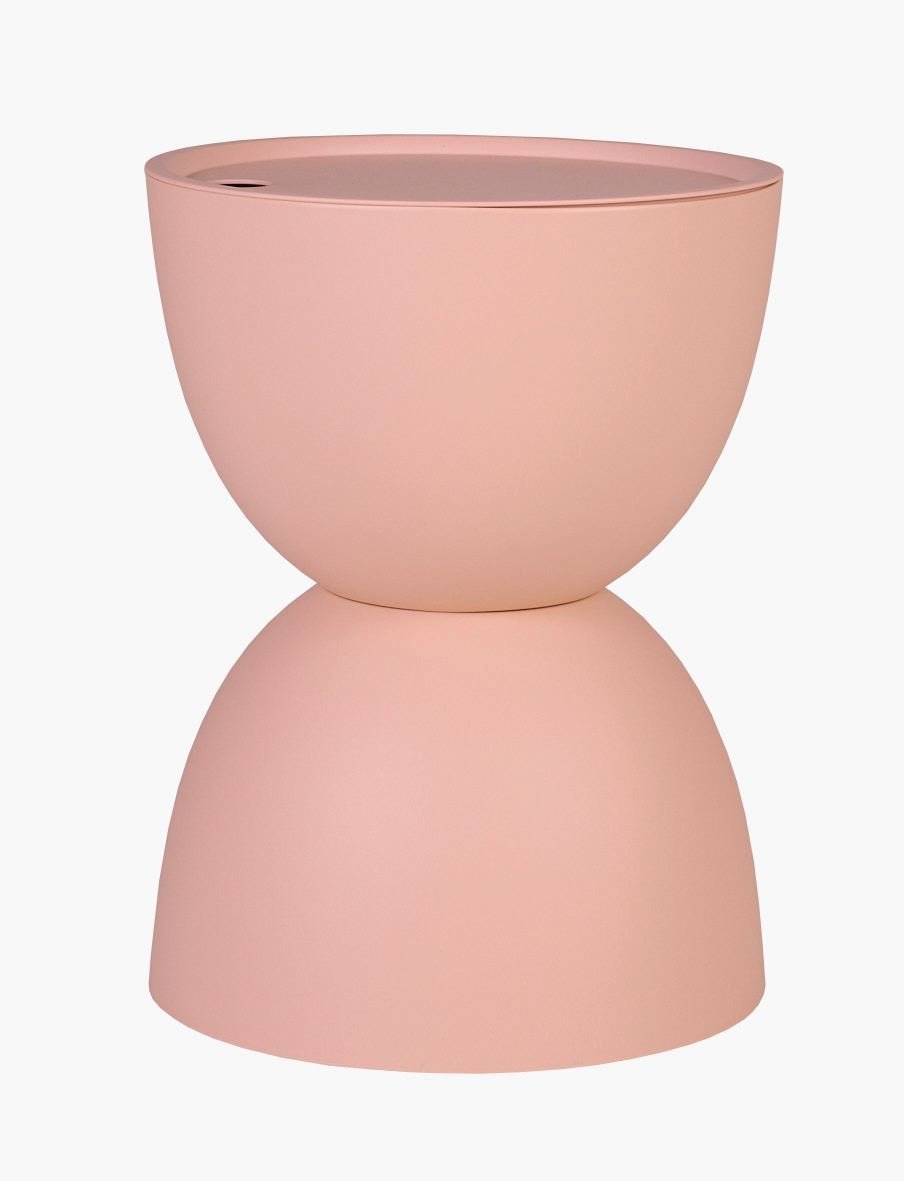 Trädgårdsbord puderrosa - h46 cm ø34 puderrosa - 1