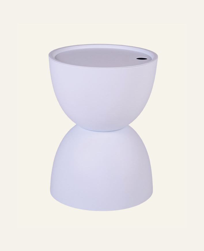 Trädgårdsbord ljusblå - ø34x45 cm ljusblå - 1