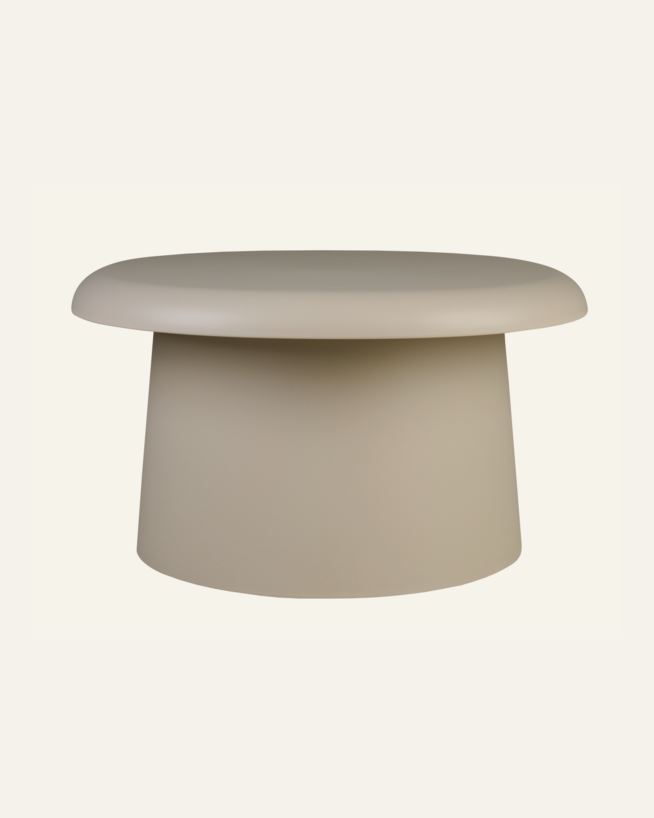 Trädgårdsbord sand - h38 cm ø66 sand - 1