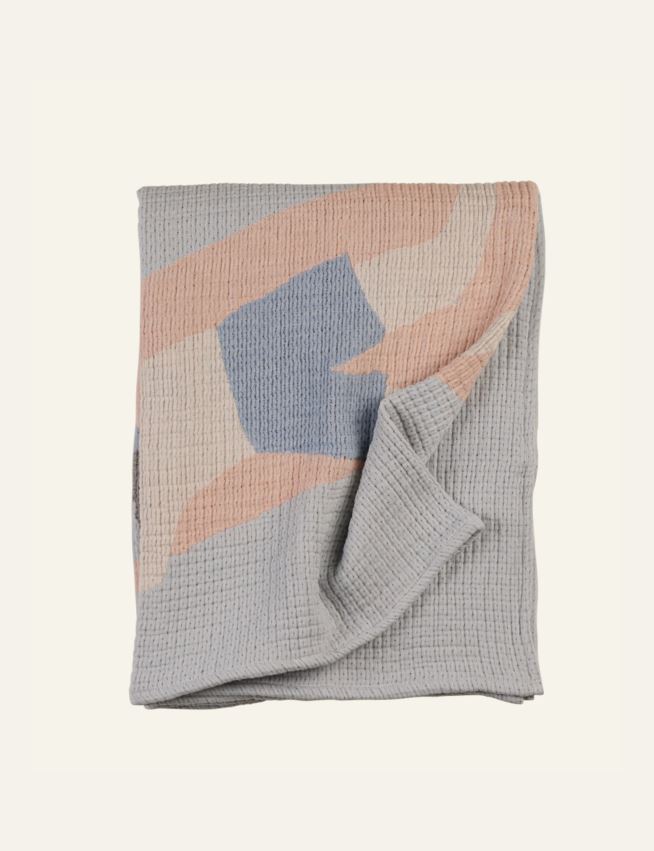 Pläd multi/blå - 3