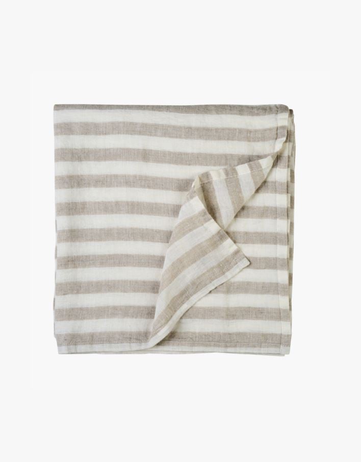 Linneduk beige - 140x250cm beige - 1