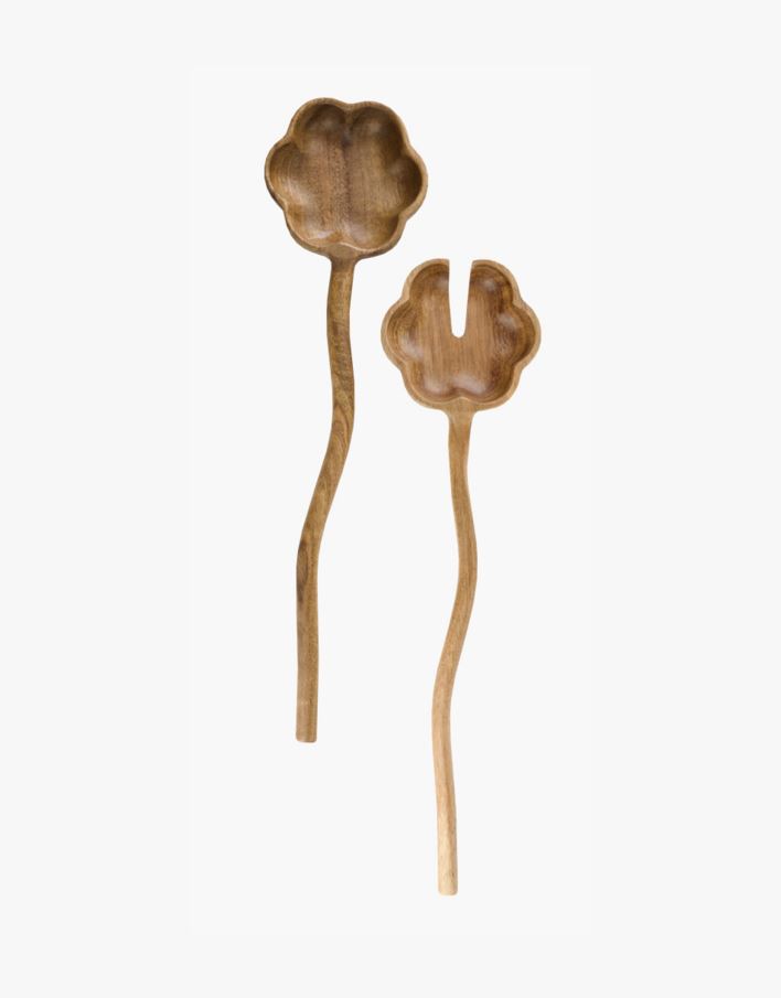 Salladsbestick natur - 31,5 cm natur - 1