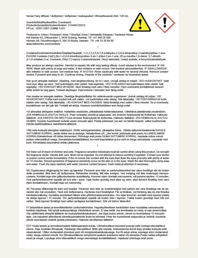 Doftpinnar multi/beige - 3