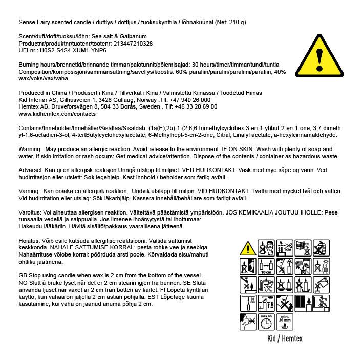 Doftljus multi/blå - 4
