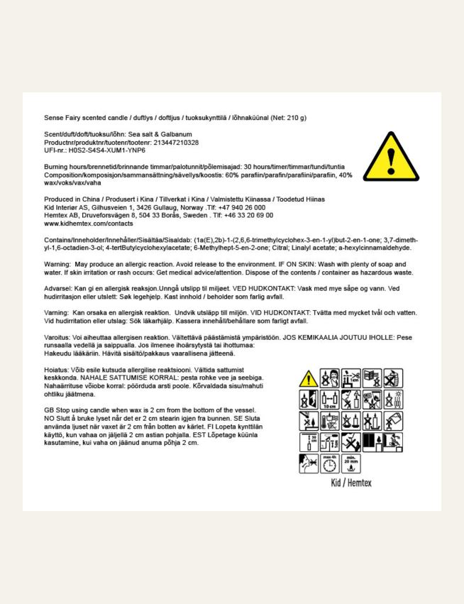 Doftljus multi/blå - 4