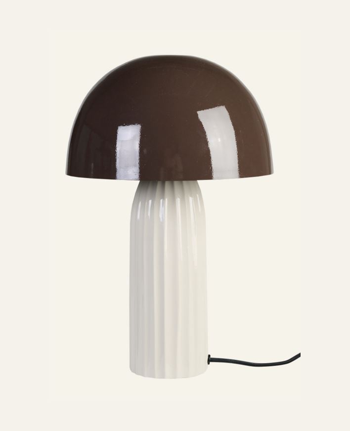 Bordslampa brun - 24x24x37 cm brun - 1