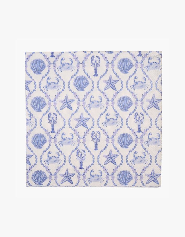 Middagsservetter blå - 40x40 cm blå - 1