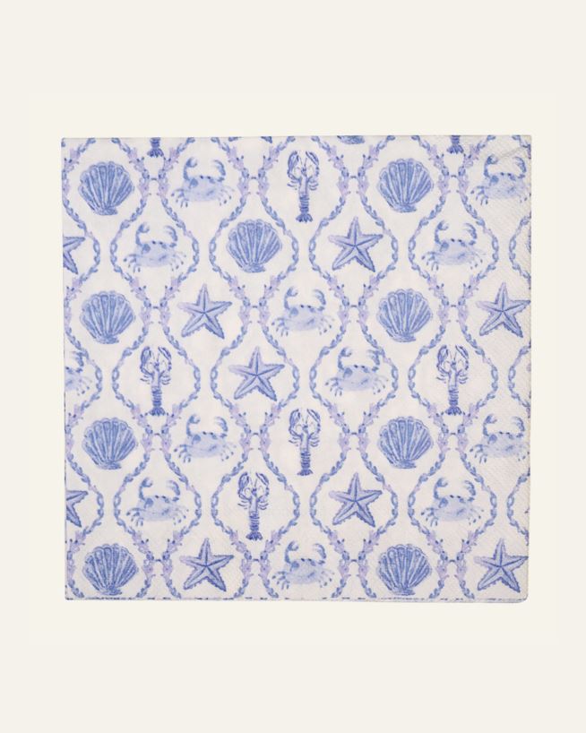 Middagsservetter blå - 40x40 cm blå - 1