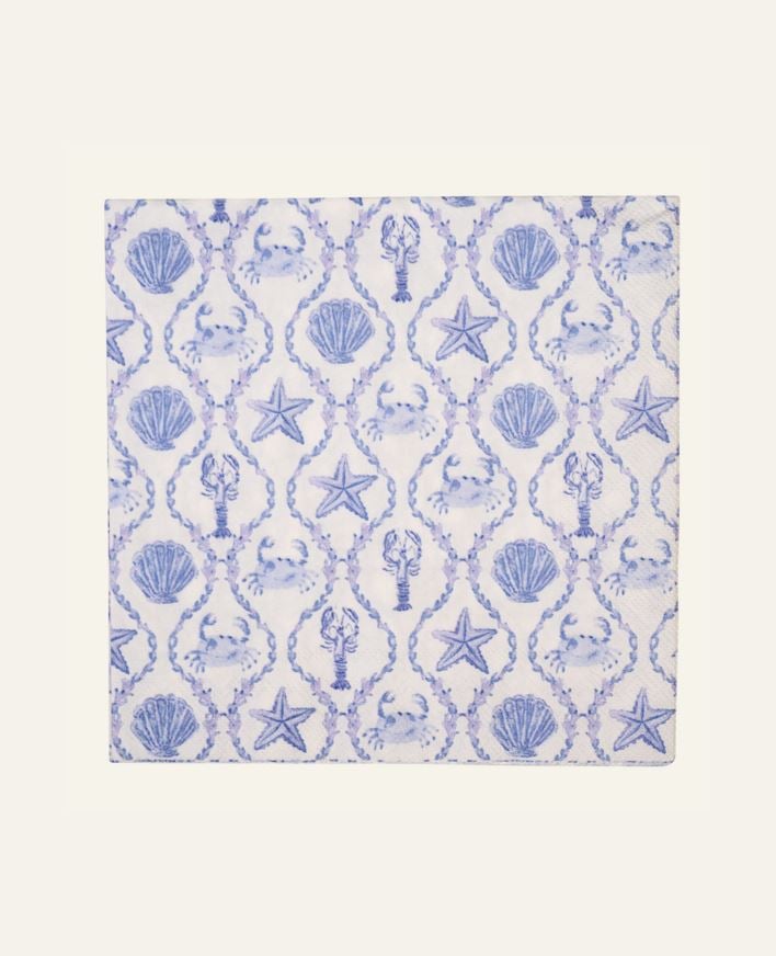 Middagsservetter blå - 40x40 cm blå - 1