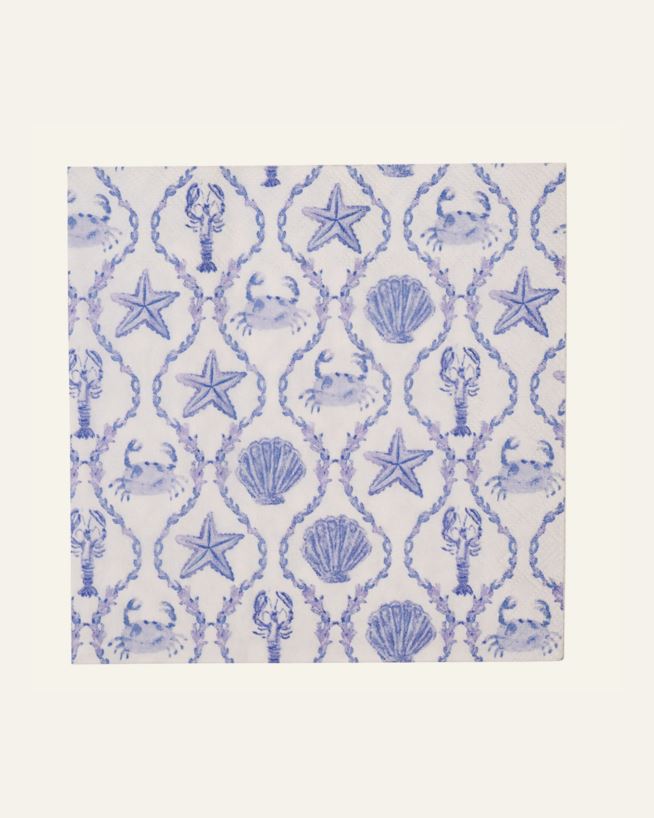 Cocktailservett blå - 25x25 cm blå - 1