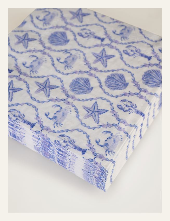 Cocktailservett blå - 2