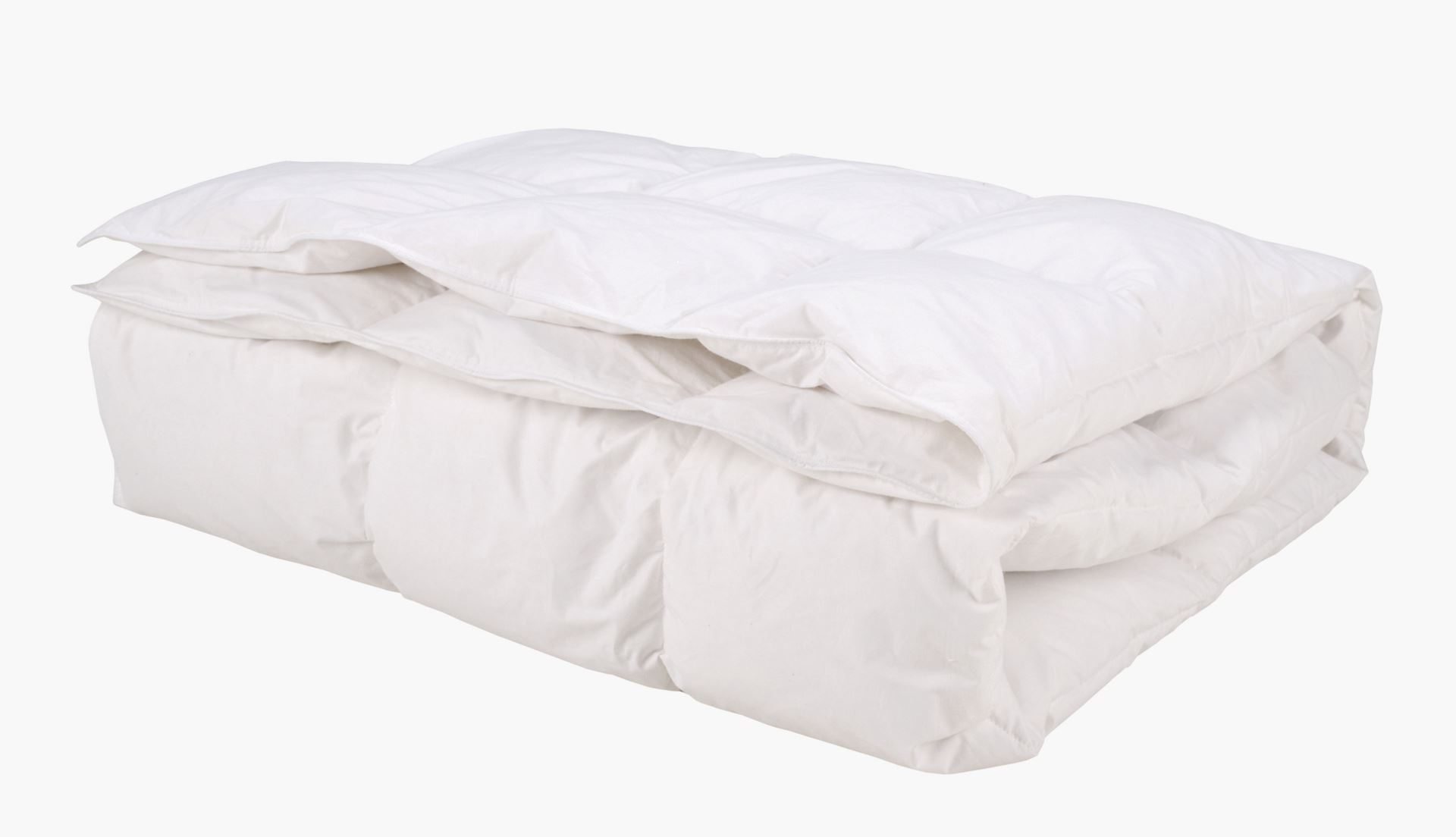 Medelvarmt fjäder- och duntäcke vit - 2