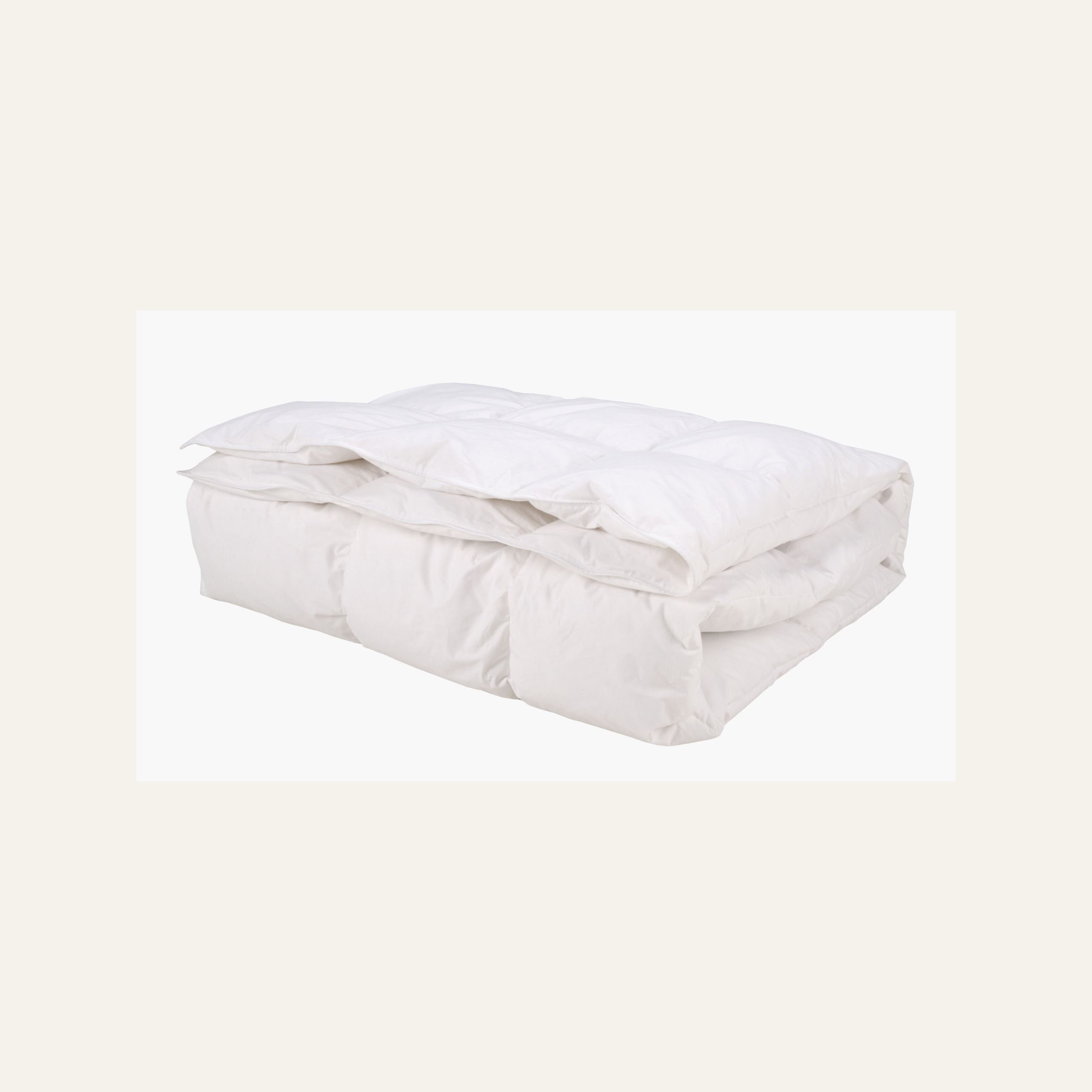 Medelvarmt fjäder- och duntäcke vit - 2