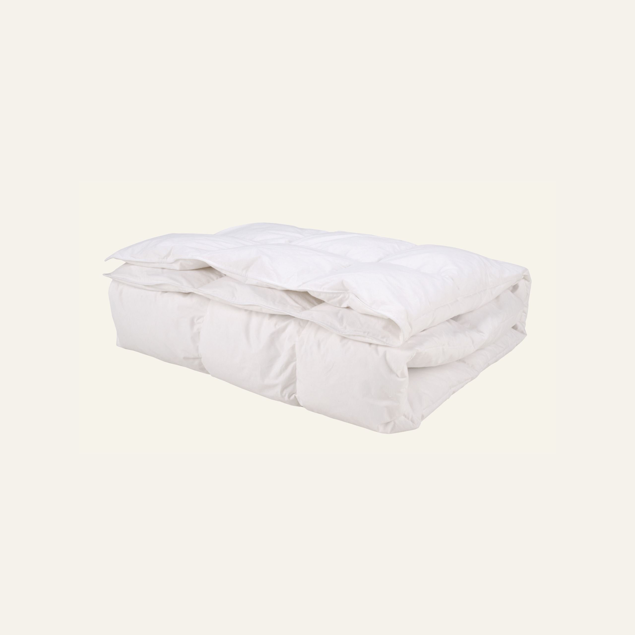 Medelvarmt fjäder- och duntäcke vit - 2