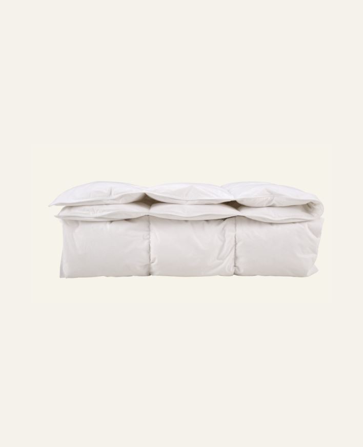 Medelvarmt fjäder- och duntäcke vit - 150x210 cm vit - 1