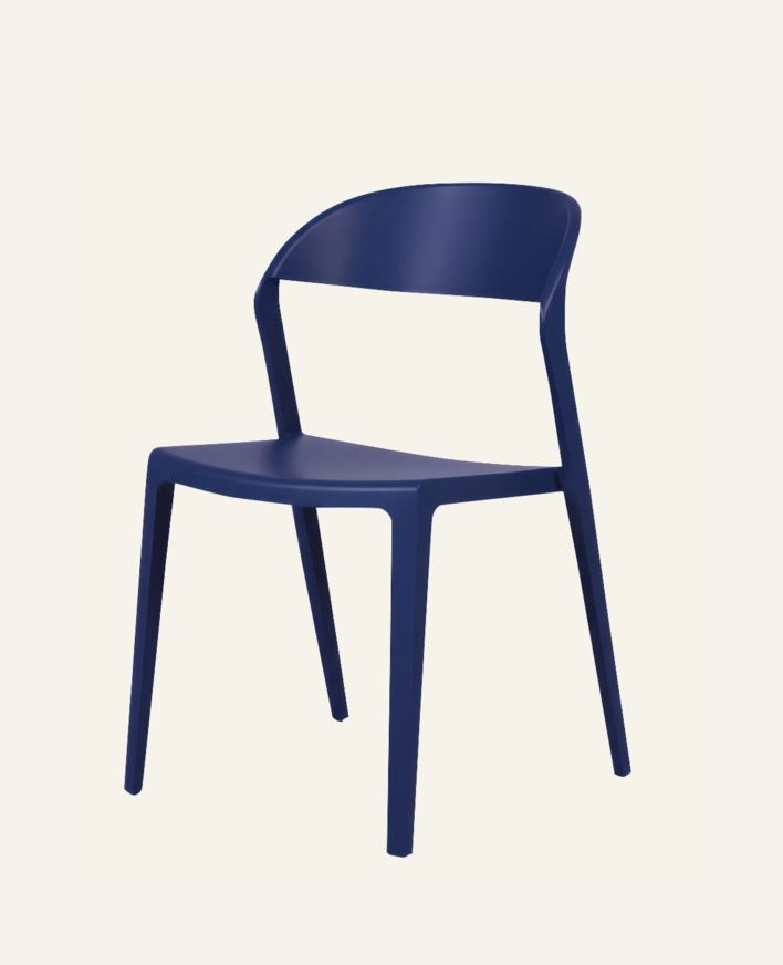 Stol kungsblå - 80 cm kungsblå - 1