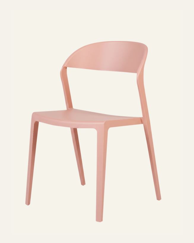 Stol ljus terrakotta - 80 cm Ljus terrakotta - 1